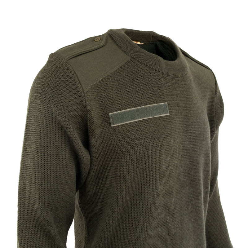 French Army OD Wool Commando Sweater | Unissued, , large image number 4